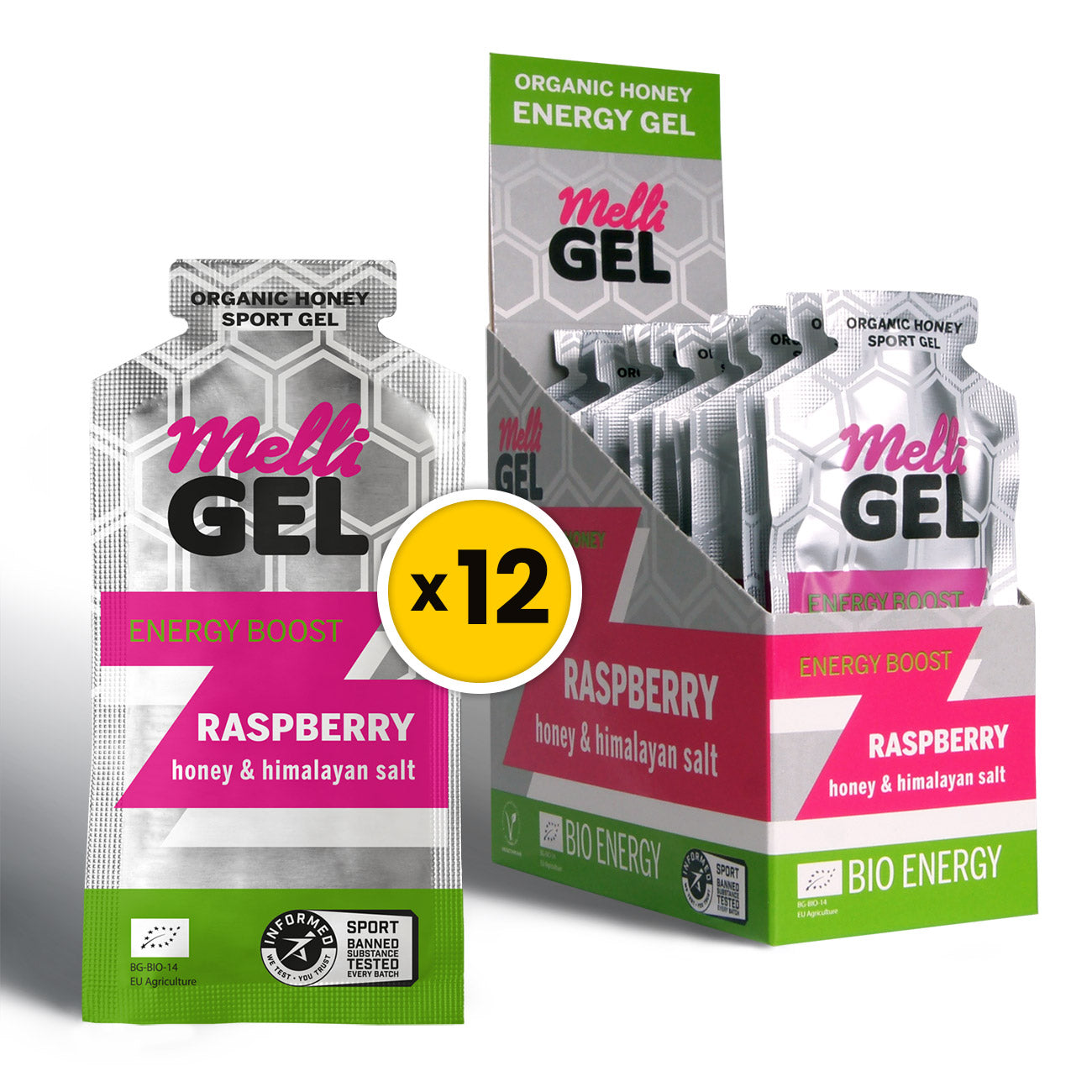 MelliGel Raspberry + Caffeine