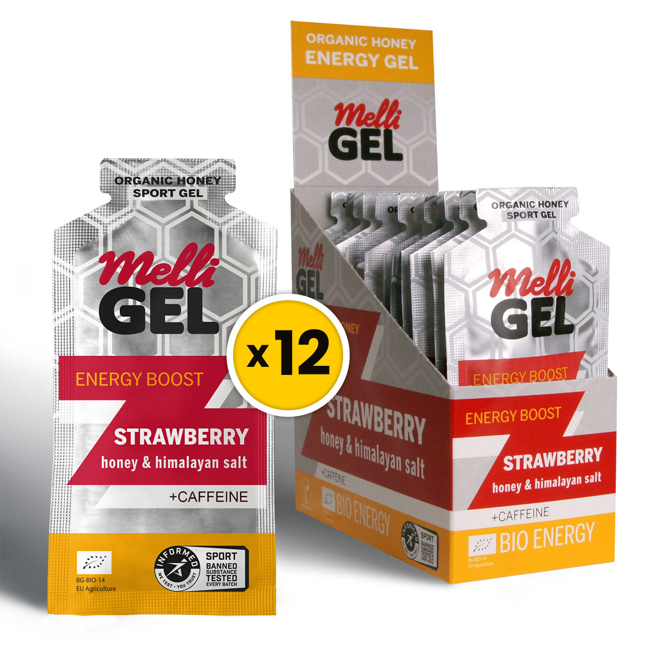 MelliGel Strawberry + Caffeine