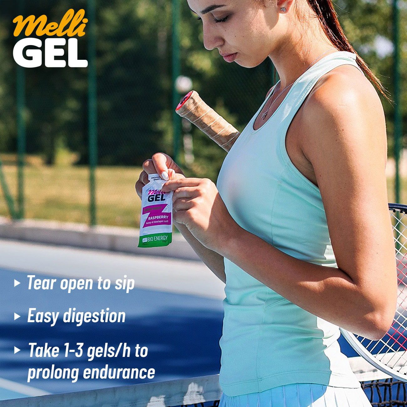 MelliGel Raspberry + Caffeine